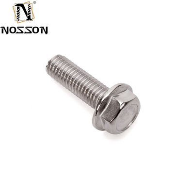 DIN Standard A2-70 In acciaio inossidabile Hex flange bulloni finitura piana per soluzioni di fissaggio versatili