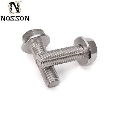 Bolti di carico di prima qualità per applicazioni pesanti DIN Standard Hex Flange Head Serrated Screws A2-70/A4-80/304/316