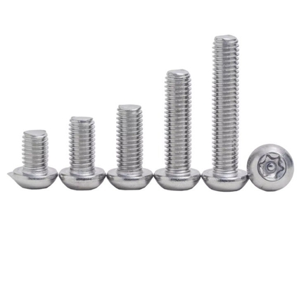 ANSI/ASME Standard 304 Torx in acciaio inossidabile Testa rotonda con perno anti-furto