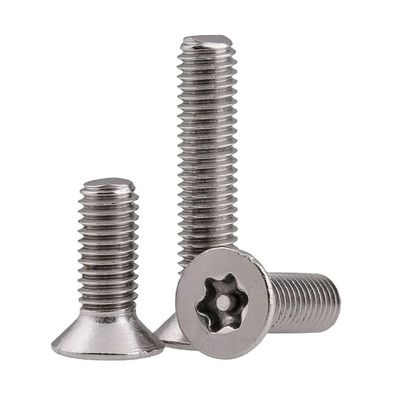 Testa di panno in acciaio inossidabile Torx Pin Anti-furto Testa rotonda viti di sicurezza personalizzate nel sistema di misurazione metrica DIN Standard
