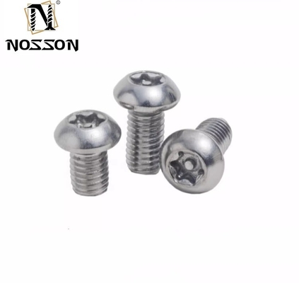 Vattone di sicurezza metrica in acciaio inossidabile Torx Pan Head con pin per M1.6-M20 nel sistema di misurazione platinato in argento standard JIS