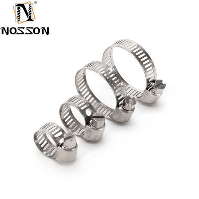 Supporto personalizzato ODM Acciaio inossidabile Universal Worm Drive Clamp 16-300mm per tubi e tubi GB Standard