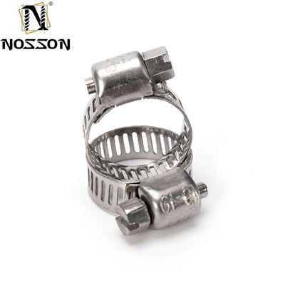 16-300mm American Type Worm Drive Stainless Steel Hose Clamp con misurazione metrica di resistenza rinforzata e supporto OEM