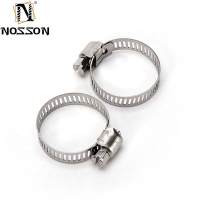 16-300mm American Type Worm Drive Stainless Steel Hose Clamp con misurazione metrica di resistenza rinforzata e supporto OEM