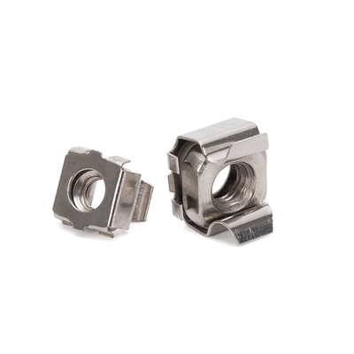 Sistema di misurazione metrica Acciaio inossidabile quadrato M6 Noci di gabbia bulloni M10 M3 clip con DIN standard e finitura di ossido nero