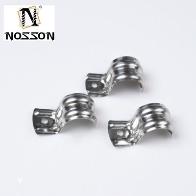 Clampe per tubi in acciaio inossidabile con colletto di zinc personalizzato Clampada di carico pesante per il supporto OEM nei processi di produzione