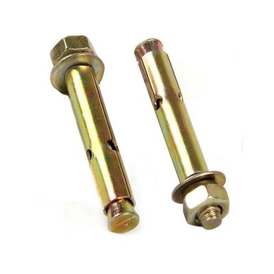 Bolti di ancoraggio di espansione in acciaio al carbonio Grado 4.8 8.8 10.9 12.9 con rivestimento colorato GB 22795 Finish Longer Life TiCN