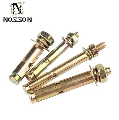 Bolti di ancoraggio di espansione in acciaio al carbonio Grado 4.8 8.8 10.9 12.9 con rivestimento colorato GB 22795 Finish Longer Life TiCN