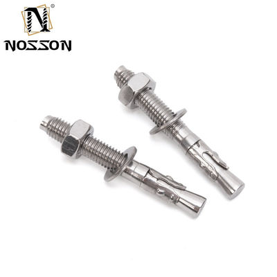 TiCN rivestito M12*150mm Acciaio al carbonio Gr4.8 Zinc Plated Wedge Anchor Bolt per applicazioni standard ISO ad alta capacità