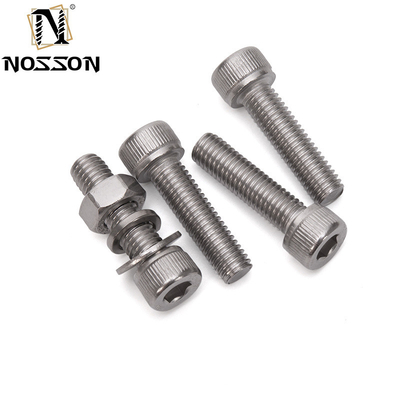 Bolli in acciaio inossidabile m1.6 m2 m2.5 m3 m4 m5 m6 m8 m10 m12 m14 m16 m20 con finitura rivestita in zinco-alluminio secondo lo standard DIN