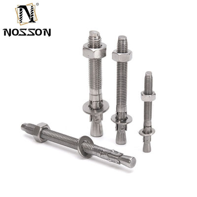 ISO Standard A2 A4-70 A4-80 S304 SS316 316L Stainless Steel Sleeve Wedge Anchor Bolt per la costruzione m12 Diametro