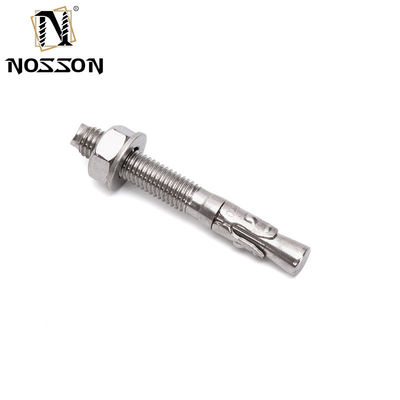 ISO Standard A2 A4-70 A4-80 S304 SS316 316L Stainless Steel Sleeve Wedge Anchor Bolt per la costruzione m12 Diametro