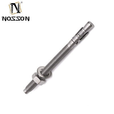 ISO Standard A2 A4-70 A4-80 S304 SS316 316L Stainless Steel Sleeve Wedge Anchor Bolt per la costruzione m12 Diametro