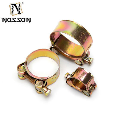 ODM supportato galvanizzato finitura in acciaio inossidabile W1 Heavy Duty Metal Hose Clamp per applicazioni idrauliche