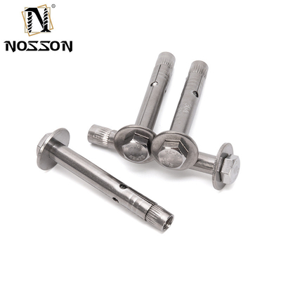 Acciaio inossidabile Testa esagonale di cemento per ancoraggio bullone M6M8M10M12 Capacità 700 Blu Diametro 5/16 IN TiCN
