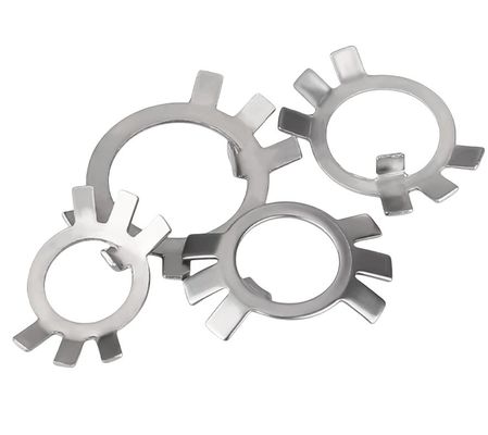 ISO Standard Acciaio inossidabile lavastoviglie circolari con sei artigli lavastoviglie a serratura M10 M12 M14 M60 per applicazioni industriali