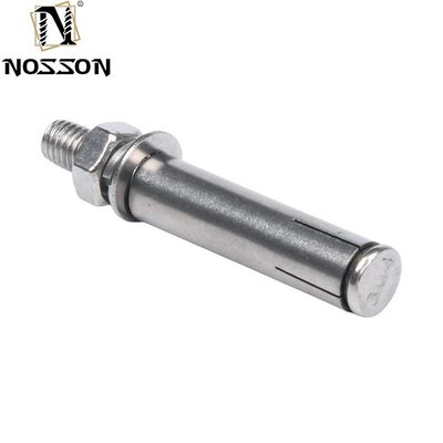 M10x100 304 in acciaio inossidabile External Hex Expansion Bolt Screw Sleeve Anchor Expansion Screw Bolt per la costruzione Finish Plain