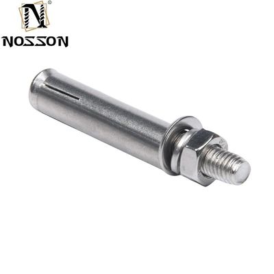 M10x100 304 in acciaio inossidabile External Hex Expansion Bolt Screw Sleeve Anchor Expansion Screw Bolt per la costruzione Finish Plain