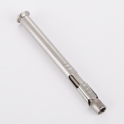 DIN Standard 304 Acciaio inossidabile Countersunk Head Hex Socket Expansion Bolt Sleeve Anchors per finestra o cornice di porta fissata in argento