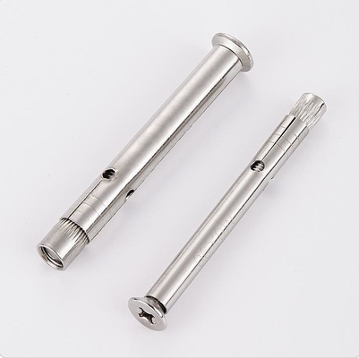 DIN Standard 304 Acciaio inossidabile Countersunk Head Hex Socket Expansion Bolt Sleeve Anchors per finestra o cornice di porta fissata in argento
