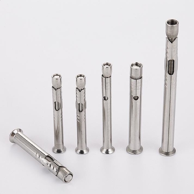DIN Standard 304 Acciaio inossidabile Countersunk Head Hex Socket Expansion Bolt Sleeve Anchors per finestra o cornice di porta fissata in argento