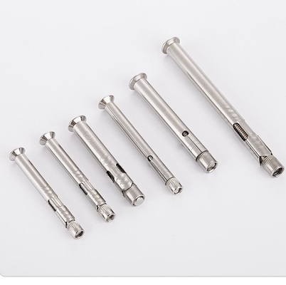 DIN Standard 304 Acciaio inossidabile Countersunk Head Hex Socket Expansion Bolt Sleeve Anchors per finestra o cornice di porta fissata in argento