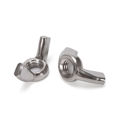 Acciaio inossidabile 304/316 Noci di farfalla con finitura galvanizzata Sistema di misurazione metrica standard JIS Durable