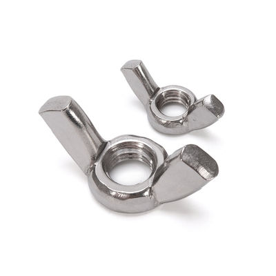 Acciaio inossidabile 304/316 Noci di farfalla con finitura galvanizzata Sistema di misurazione metrica standard JIS Durable