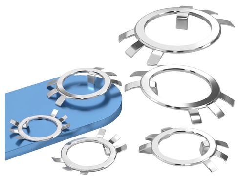 Lavatrici a serratura a molla per impianti elettrici M10 M12 M14 M60 Acciaio al carbonio JIS Standard Split Style Six Claw Washer