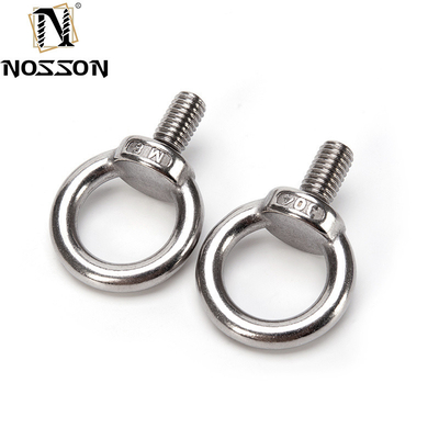 Anello di sollevamento marittimo per viti, buco di anello, bullone per occhi in acciaio M6 M8 M10 con sistema di misurazione DIN Standard e INCH