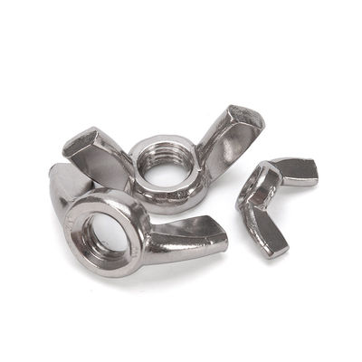 ISO Standard Black Oxide Finish Galvanized Butterfly Nuts Precision Casting Acciaio al carbonio Acciaio inossidabile Chiusura di ali di Noce per durevole