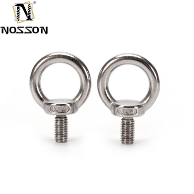 Anello di sollevamento marittimo per viti, buco di anello, bullone per occhi in acciaio M6 M8 M10 con sistema di misurazione DIN Standard e INCH