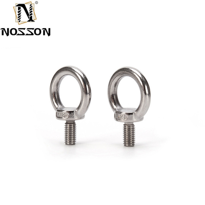 Anello di sollevamento marittimo per viti, buco di anello, bullone per occhi in acciaio M6 M8 M10 con sistema di misurazione DIN Standard e INCH