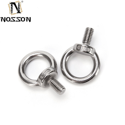 Anello di sollevamento marittimo per viti, buco di anello, bullone per occhi in acciaio M6 M8 M10 con sistema di misurazione DIN Standard e INCH