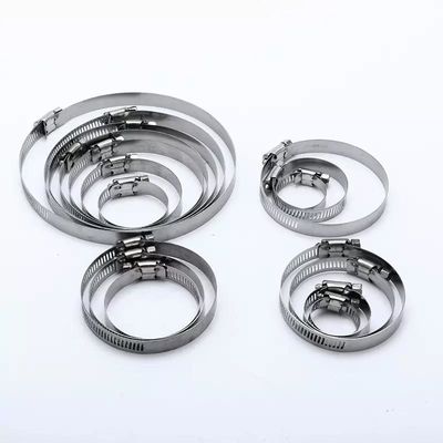 Performance dell'industria pesante mineraria Germania Clampo per tubi in acciaio inossidabile con motore a vermi nel sistema di misurazione metrica