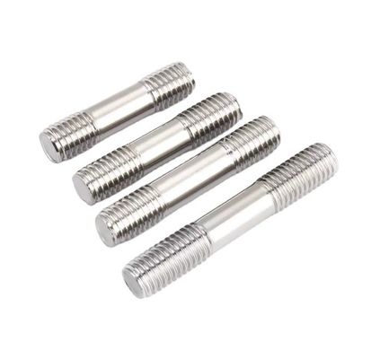 DIN Standard Zinc Finish Double Bolt Rod Stud Bolt a filo per applicazioni industriali e M3 M4 M5 M6 M8 M10 M12 M16 M20