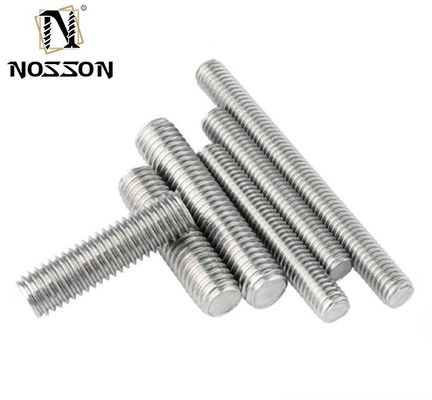 DIN Standard Zinc Finish Double Bolt Rod Stud Bolt a filo per applicazioni industriali e M3 M4 M5 M6 M8 M10 M12 M16 M20