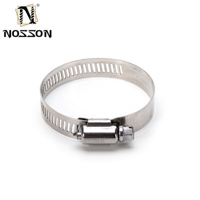 Superficie Piano Americano Regolabile Pipe Clamp Worm Gear 201 304 in acciaio inossidabile Hose Clamps 10-16 con Zinc Finish Sample