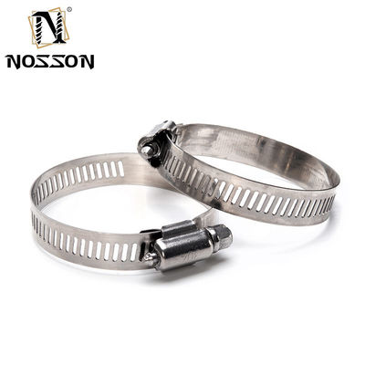 Superficie Piano Americano Regolabile Pipe Clamp Worm Gear 201 304 in acciaio inossidabile Hose Clamps 10-16 con Zinc Finish Sample