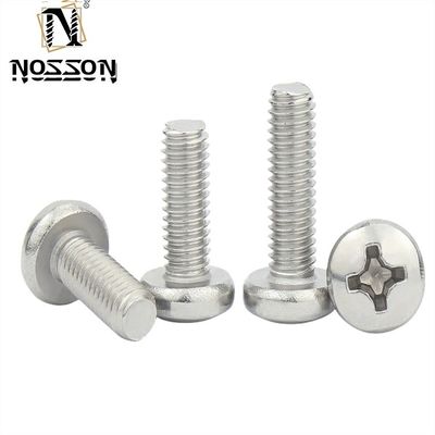 Metrica in acciaio inossidabile DIN 7985 Phillips Pan Machine Head Screw M2 M3 M4 M5 M6 M7 M8 M10 6-32 per applicazioni industriali