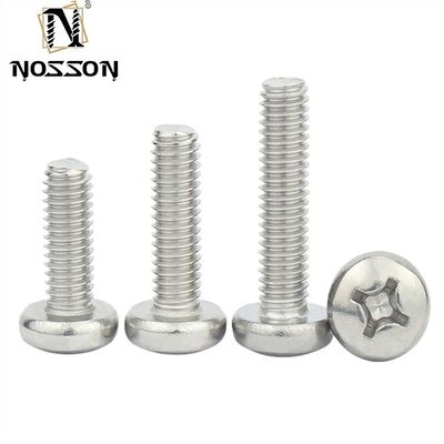 Metrica in acciaio inossidabile DIN 7985 Phillips Pan Machine Head Screw M2 M3 M4 M5 M6 M7 M8 M10 6-32 per applicazioni industriali