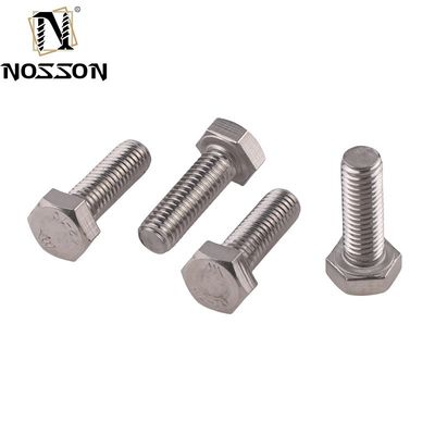 Sistema di misurazione metrico di finitura semplice di grado 8.8 bulloni e dadi esessuali M6-M36 M10 DIN933 934 per applicazioni pesanti