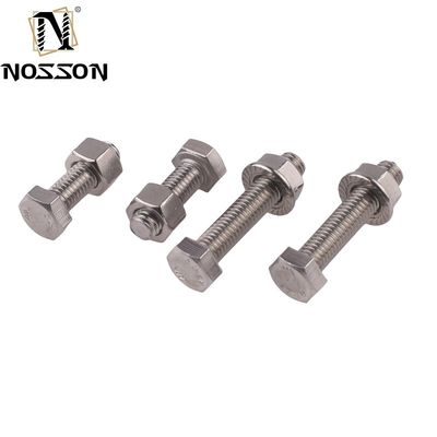 Sistema di misurazione metrico di finitura semplice di grado 8.8 bulloni e dadi esessuali M6-M36 M10 DIN933 934 per applicazioni pesanti