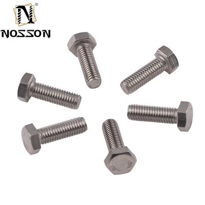 Sistema di misurazione metrico di finitura semplice di grado 8.8 bulloni e dadi esessuali M6-M36 M10 DIN933 934 per applicazioni pesanti