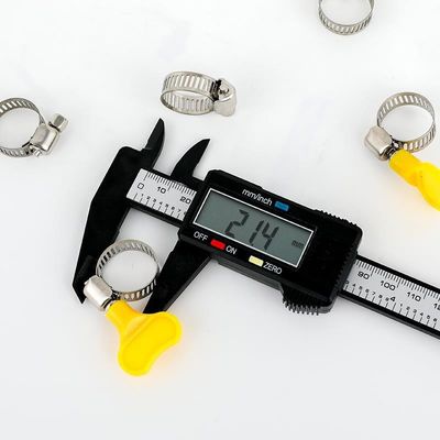 Clampo per tubi in acciaio inossidabile standard GB di tipo americano con maniglia di farfalla di plastica per miniere e pesanti