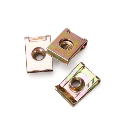 Metrica pannello di molla in acciaio piatto Clip Noce Custom U tipo Clip Fussioni metalliche Noce per argento