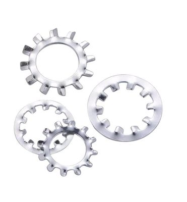 M6-M30 304 in acciaio inossidabile denti interni esterni serrated spring lock washer per la domanda personalizzata in industria generale