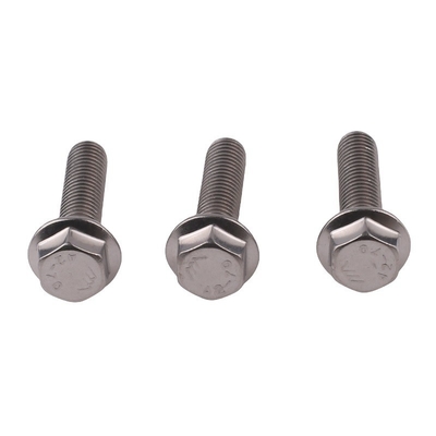 Acciaio di carbonio nero ad ossido di carbonio Hex Flange Bolt Mezzo filo DIN6921 Acciaio inossidabile standard 4.8 8.8 10.9 12.9 con rifinitura in zinco