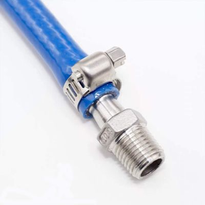 Clampadore per tubi a scarico rapido regolabile su misura Bracket 304 in acciaio inossidabile Clampadori per tubi pesanti per l'acciaio al carbonio sanitario