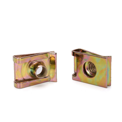 Industria acciaio M4-M10 filo di precisione in acciaio inossidabile metallico U Clip Noce in finitura semplice per esigenze OEM di precisione